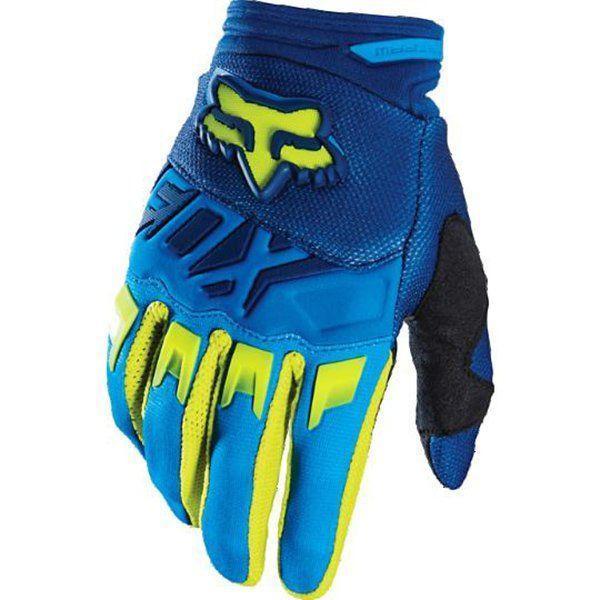 Перчатки Fox Dirtpaw Race Blue/yellow