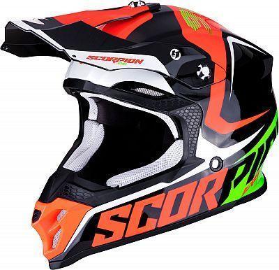 Шлем кроссовый SCORPION EXO VX-16 AIR ERNEE black neon/red/green