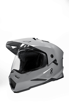 Шлем MOTARD SHOCK M3 GREY GLOSSY