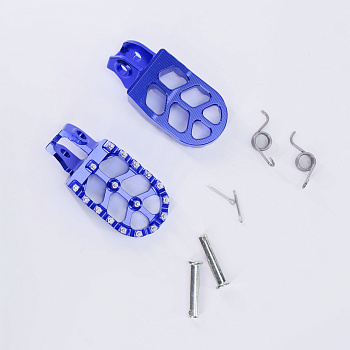 Подножки водителя мотоцикла CNC IGP KTM, Husqvarna, GASGAS Blue