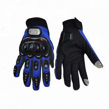 Перчатки кросс PRO-BIKER MCS-01TS touch screen Blue